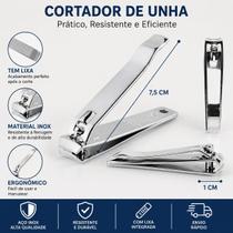 Cortador de Unha GRANDE Com Lixa MEDINDO 1,5cm por 7,5cm de comprimento Cortador de Unha GRANDE Com Lixa MEDINDO 1,5cm por 7,5cm de comprimento