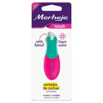 Cortador de Unha Lateral Merheje Touch Verde/Rosa Cortador de Unha Lateral Merheje Touch Verde/Rosa
