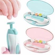 Cortador De Unhas Aparador Elétrico Para Recém Nascido, Bebes, Silencioso Com 6 Lixas e led Cortador De Unhas Aparador Elétrico Para Recém Nascido, Bebes, Silencioso Com 6 Lixas e led