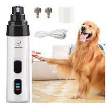 Cortador de unhas elétrico silencioso gato cachorro carregamento USB cão pet animal de estimação com 2 Lixas