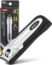Cortador de unhas KAI em aço inoxidável com lixa de unhas lateral do Japão Cortador de unhas KAI em aço inoxidável com lixa de unhas lateral do Japão