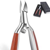 Cortador de unhas Moosec Wood Handle para unhas encravadas e grossas