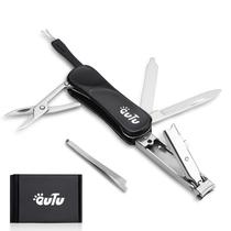 Cortador de Unhas Multifunção OUTU 7 em 1 Chaveiro Preto Cortador de Unhas Multifunção OUTU 7 em 1 Chaveiro Preto