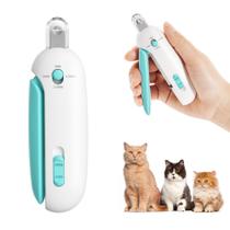 Cortador de unhas para gatos Potaroma ajustável, 3 tamanhos, azul