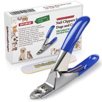 Cortador de unhas WeinaBingo Dog Cat Pets com lixa de unhas em aço inoxidável Cortador de unhas WeinaBingo Dog Cat Pets com lixa de unhas em aço inoxidável