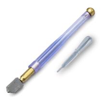 Cortador De Vidro E Espelho Até 12mm Profissional Diamante C/ Bisnaga Riscador Vidraceiro Cortador De Vidro E Espelho Até 12mm Profissional Diamante C/ Bisnaga Riscador Vidraceiro