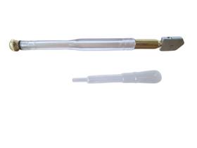 Cortador de vidros caneta vidraceiro 6mm + bisnaga dosadora - OMEGA