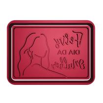 Cortador Dia da Mulher Placa Silhueta Mulher Linda