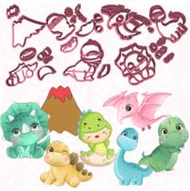 Cortador Dinossauro Baby 7 Peças