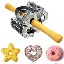 Cortador donuts rosquinhas biscoitos cookies rolo giratorio Cortador donuts rosquinhas biscoitos cookies rolo giratorio