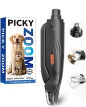 Cortador e Lixador de Unhas 2 em 1 para Pets Picky Zoom com Luz Cortador e Lixador de Unhas 2 em 1 para Pets Picky Zoom com Luz