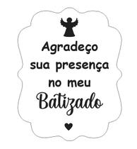 Cortador e Marcador Agradeço a Presença Meu Batizado 7cm - D251261 Cortador e Marcador Agradeço a Presença Meu Batizado 7cm - D251261