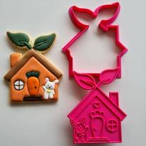 Cortador e Marcador Casinha Coelho - Modelo 1 - 12,5cm - Biodegradável Cortador e Marcador Casinha Coelho - Modelo 1 - 12,5cm - Biodegradável