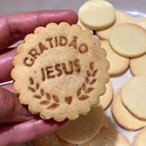 Cortador e Marcador Gratidão Jesus - D260111 - Produto Biodegradável Cortador e Marcador Gratidão Jesus - D260111 - Produto Biodegradável