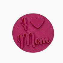 Cortador e Marcador I Love Mom - D251240 - Ideal para Massas e Pastas