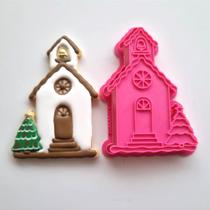 Cortador e Marcador para Igreja Natalina - D240014 - Ideal para Massas e Pastas