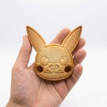 Cortador e Marcador Pikachu 8cm molde de biscoito decorado para confeitaria artesanal