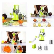 Cortador e ralador manual multifuncional de legumes frios verduras 3 laminas fatiador