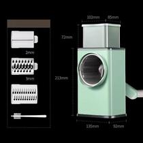 Cortador e Ralador Multifuncional Para Legumes Batata Queijo Diversos Cortes