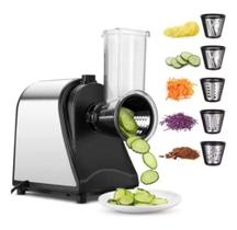 Cortador Elétrico Automático De Vegetais Ralador 5 EM 1 Lâminas LG-X229 110V