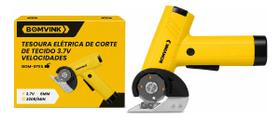 Cortador Elétrico Para Tecido Couro Feltro Eva Jeans 4 Nive Amarelo 127/220v