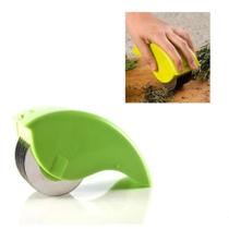 Cortador Ervas 6 Lamina Picador Inox Tempero Fatiador Manual