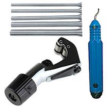 Cortador + Escariador + Mola Dobrar Tubo De Cobre 1/8 A 11/8