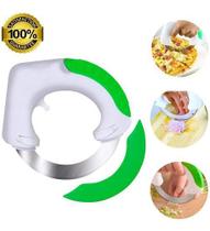 Cortador Faca Circular Para Cozinha Alimentos Temperos