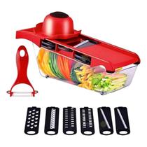 Cortador Fatiador 6 em 1 Mandoline Slicer Legumes Ralador