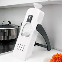 Cortador Fatiador De Legumes Verduras Frutas Mandoline Cinza Cortador Fatiador De Legumes Verduras Frutas Mandoline Cinza