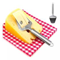 Cortador Fatiador De Queijo Modelo Luxo Espatula Aço Inox Cortador Fatiador De Queijo Modelo Luxo Espatula Aço Inox