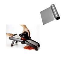 Cortador Fatiador Mandolin Inox Com Espatula Rita Lobo