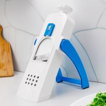 Cortador Fatiador Mandoline Inox Legumes Verduras Frutas Cinza