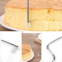 Cortador Fatiador Nivelador De Bolo Inox Ajustável 2 Linhas - Western Home