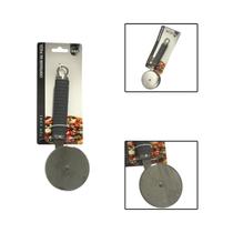 Cortador Fatiador Pizza Aço Inox Silicone Cortador Fatiador Pizza Aço Inox Silicone