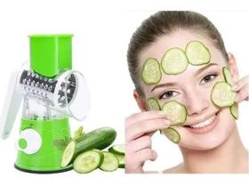 Cortador Fatiador Ralador Legumes 3 Laminas Tabletop Verde