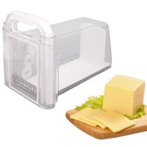 Cortador Fatiador Ralador Queijo Presunto Frios Pote Hermetico Lamina inox 4 Em 1 Cozinha Comida Balcao Sanduiche