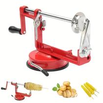Cortador giratório manual Potato Tornado Spiral Kitbecook Cortador giratório manual Potato Tornado Spiral Kitbecook