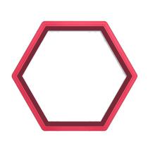 Cortador Hexagono Forma Geométrica Colmeia Abelha - DOCE IMPRESSO