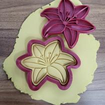 Cortador Jardim Flor Lírio Pétalas Abertas Casamento