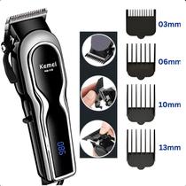 Cortador Kemei Km-119 Profissional Display Digital Led