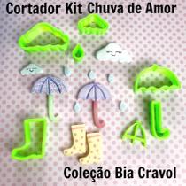 Cortador Kit Chuva de Amor - coleção Bia Cravol