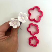 Cortador Kit Mini Flores - D260295 - Ideal para Massas e Pastas Cortador Kit Mini Flores - D260295 - Ideal para Massas e Pastas