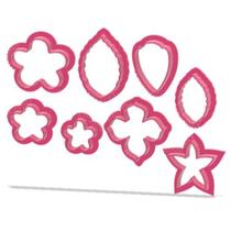 Cortador Kit Mini Flores - D260295 - Ideal para Massas e Pastas Cortador Kit Mini Flores - D260295 - Ideal para Massas e Pastas