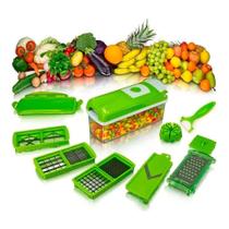 Cortador Legumes Fatiador Picador Alimentos Inox Manual 11 em 1 - PenselarFun