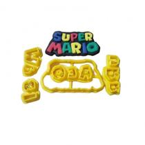 Cortador Logo Super Mario 6cm
