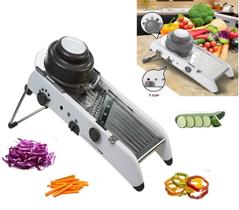 Cortador mandoline Fatiador frutas legumes manual 18 em 1