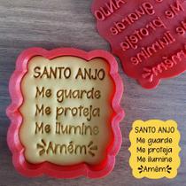 Cortador Marcado Batizado Oração Santo Anjo Protetor Cortador Marcado Batizado Oração Santo Anjo Protetor
