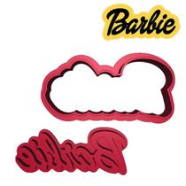 Cortador Marcador Barbie Cookie Fashion Logo Cortador Marcador Barbie Cookie Fashion Logo