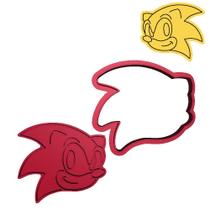 Cortador Marcador Cabeça Ouriço Sonic Game Infantil